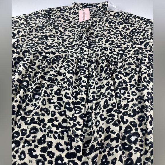 Shirt Smock Dress Leopard - Picture 2 of 4